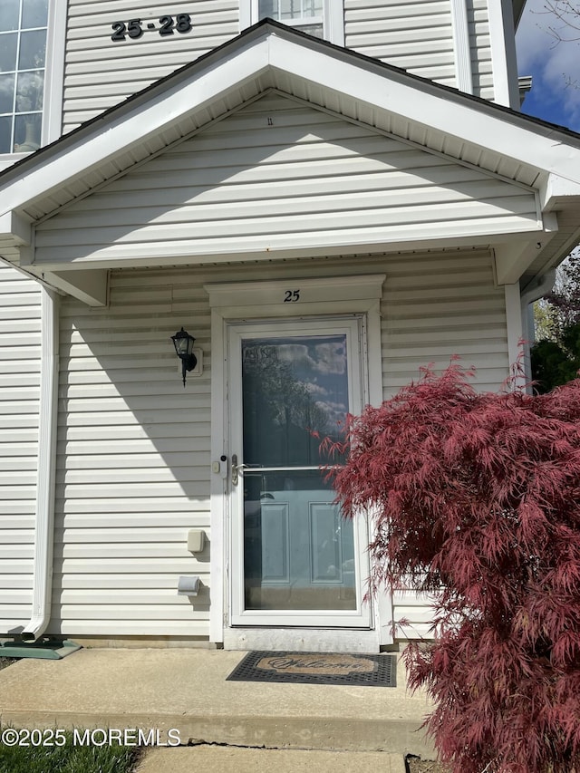 view of property entrance
