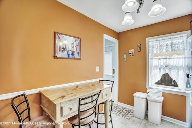 607 Willow St, Lakehurst, NJ 08733 - dining area featuring baseboards