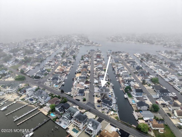 40 Anchorage Dr, Toms River, NJ 08753 - aerial overview of property's location with a large body of water