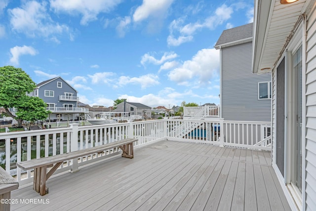 40 Anchorage Dr, Toms River, NJ 08753 - deck with a residential view