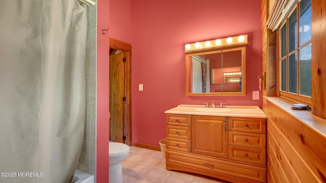 156 Baird Rd, Millstone, NJ 08535 - bathroom featuring vanity, tile patterned flooring, and toilet