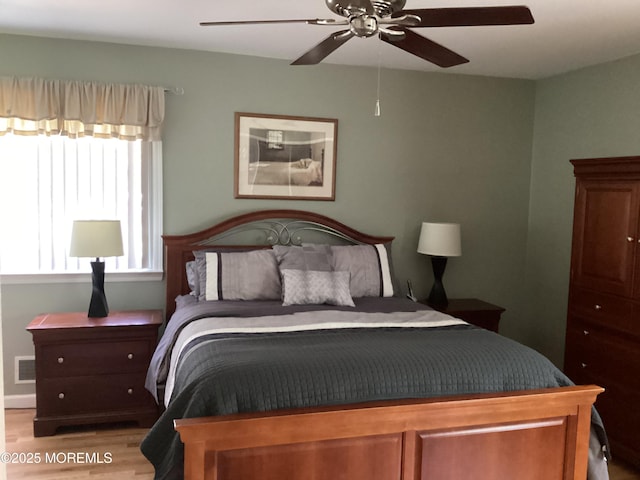 83 Campbell Ct, Freehold, NJ 07728 - bedroom featuring wood finished floors and ceiling fan