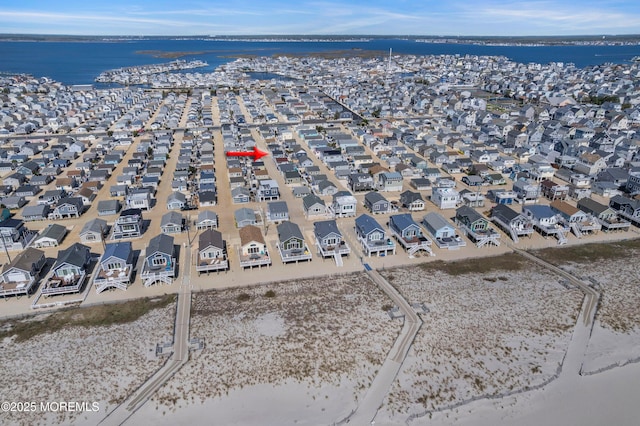 28 E Marlin Way, Lavallette, NJ 08735 - bird's eye view featuring a water view and a residential view