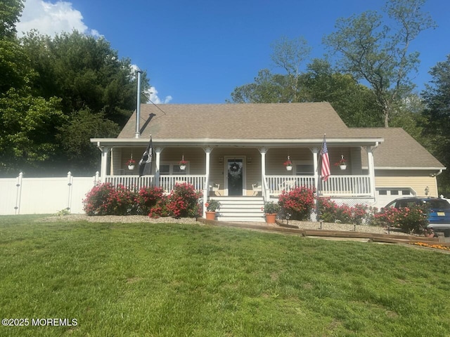437 Harmony Rd, Jackson, NJ 08527 - view of front of property with covered porch and a garage
