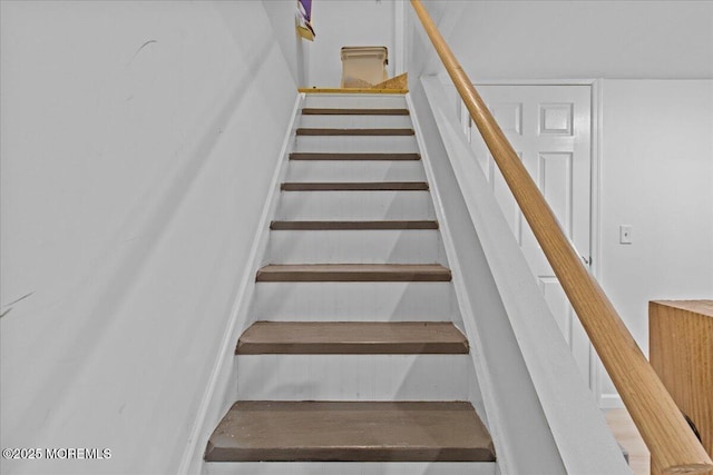view of stairs