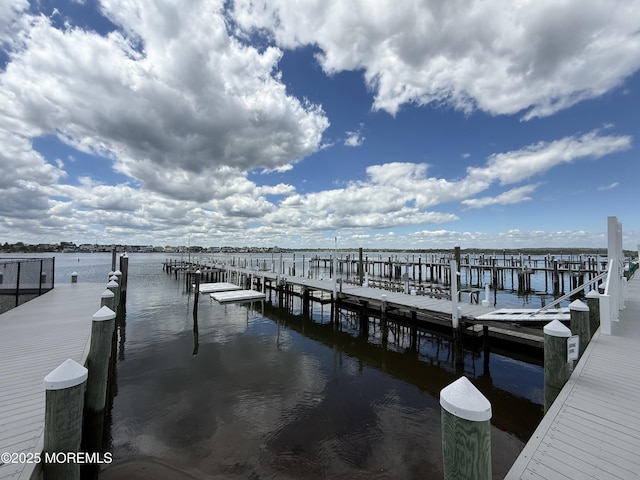 dock with a water view
