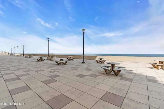 55 Ocean Ave Unit 3L, Monmouth Beach, NJ 07750 - view of property's community with a patio and a water view