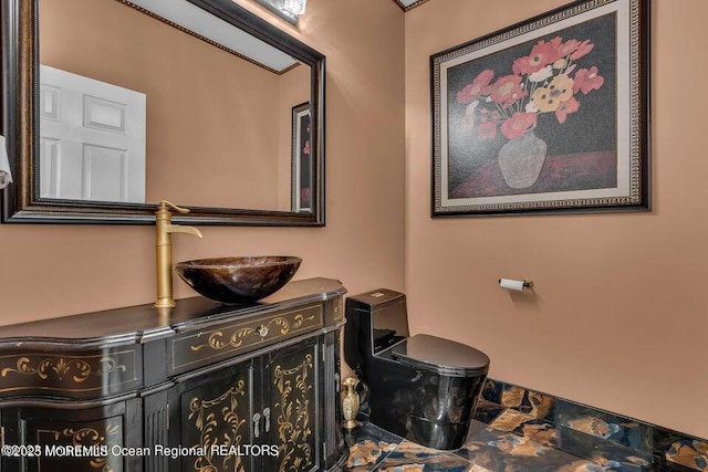 3688 Ridgeway Rd, Manchester, NJ 08759 - half bath with vanity and toilet