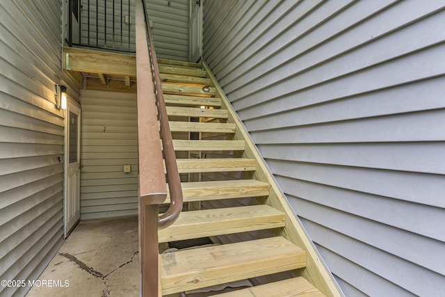 view of staircase