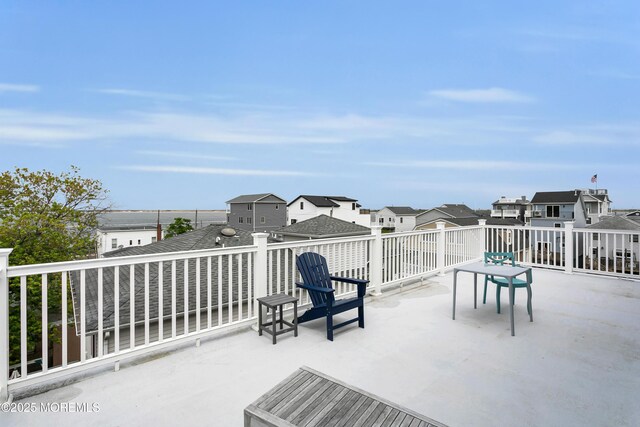view of patio / terrace featuring a residential view