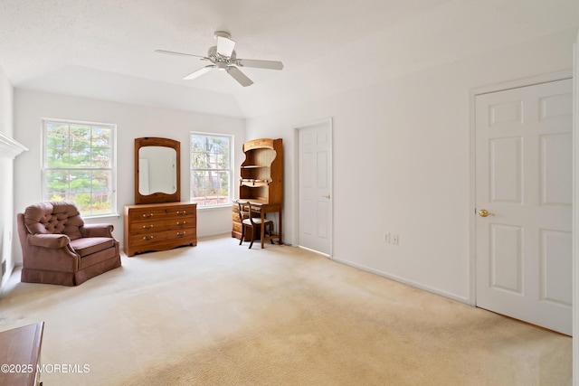 12 Rye Ct, Jackson, NJ 08527 - sitting room featuring baseboards, ceiling fan, and carpet floors