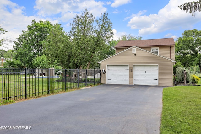 2 Nassau Pl, Middletown, NJ 07748 - view of front of property with asphalt driveway and an outbuilding
