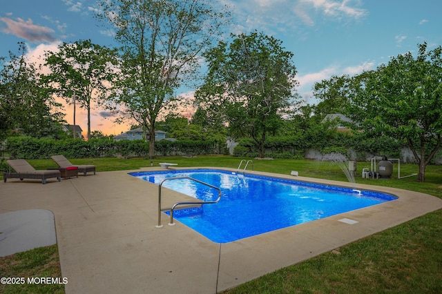 2 Nassau Pl, Middletown, NJ 07748 - outdoor pool with a yard and a patio area