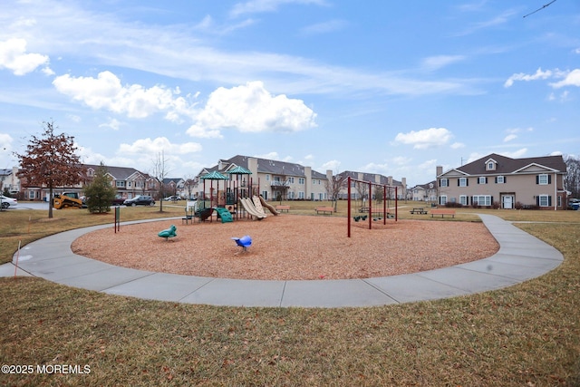 43 Morgan Way Unit 43, Monroe, NJ 08831 - community play area with a lawn and a residential view