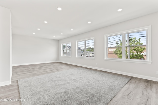 204 Morningside Ave, Union Beach, NJ 07735 - empty room featuring wood finished floors, baseboards, and recessed lighting