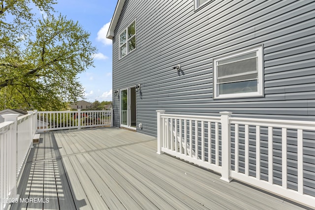 204 Morningside Ave, Union Beach, NJ 07735 - view of wooden deck