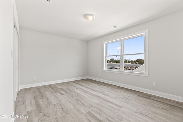 204 Morningside Ave, Union Beach, NJ 07735 - spare room with light wood-type flooring and baseboards