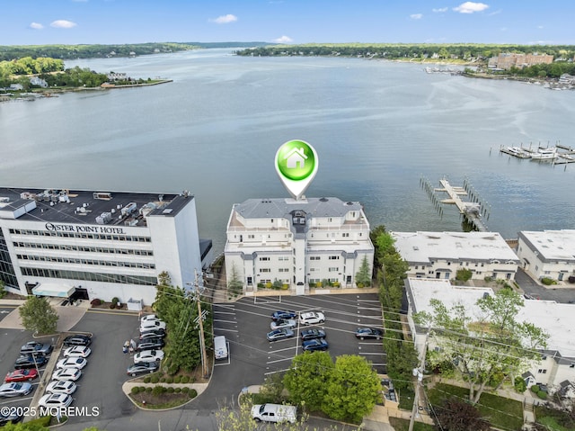 138 Bodman Pl Unit 5, Red Bank, NJ 07701 - bird's eye view of a large body of water
