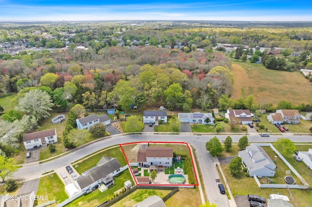 131 Locust St, Tuckerton, NJ 08087 - bird's eye view featuring a residential view