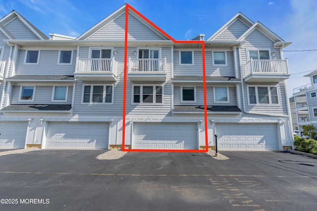 78 Ocean Ter, Long Branch, NJ 07740 - townhome / multi-family property with an attached garage and driveway
