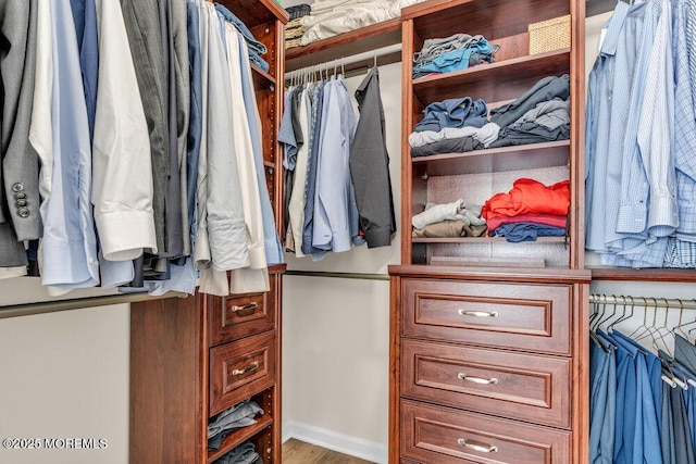 600 Grand Ave Unit 7C, Asbury Park, NJ 07712 - spacious closet with wood finished floors