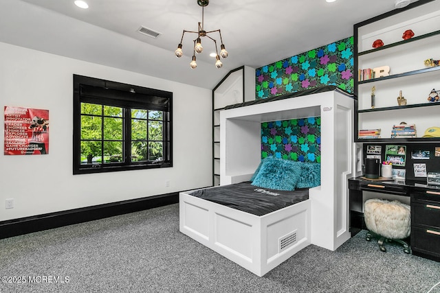 5 Laurel Ln, Rumson, NJ 07760 - unfurnished bedroom with dark colored carpet, recessed lighting, and baseboards