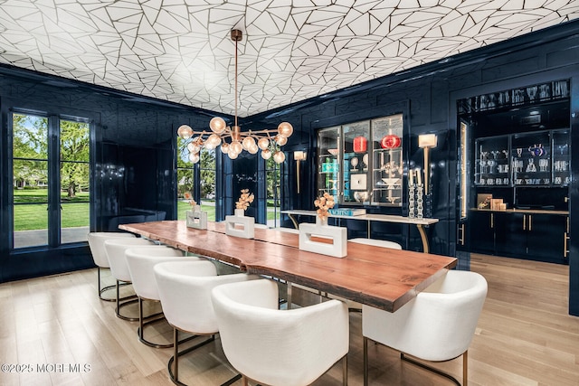 5 Laurel Ln, Rumson, NJ 07760 - dining space featuring an ornate ceiling and wood finished floors
