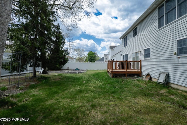 204 Stormy Rd, Manahawkin, NJ 08050 - view of yard with a deck