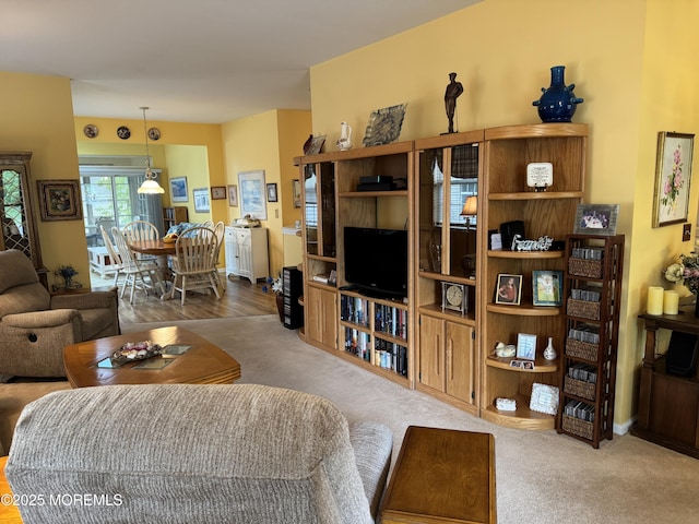 14 Pelican Ln, Little Egg Harbor, NJ 08087 - living area featuring carpet