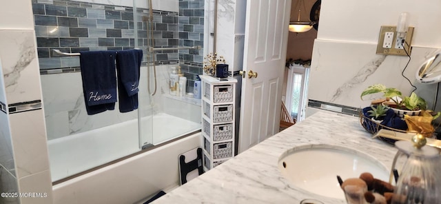 95 Gravel Hill Spotswood Rd, Monroe, NJ 08831 - bathroom with enclosed tub / shower combo and vanity