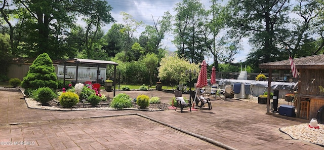 95 Gravel Hill Spotswood Rd, Monroe, NJ 08831 - view of patio / terrace with view of scattered trees
