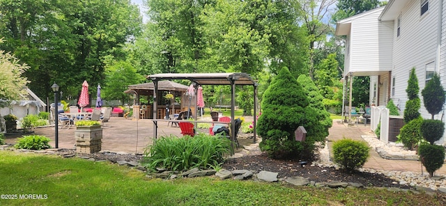 95 Gravel Hill Spotswood Rd, Monroe, NJ 08831 - view of yard with a gazebo and a patio area