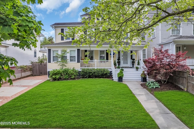 view of front of house with a porch