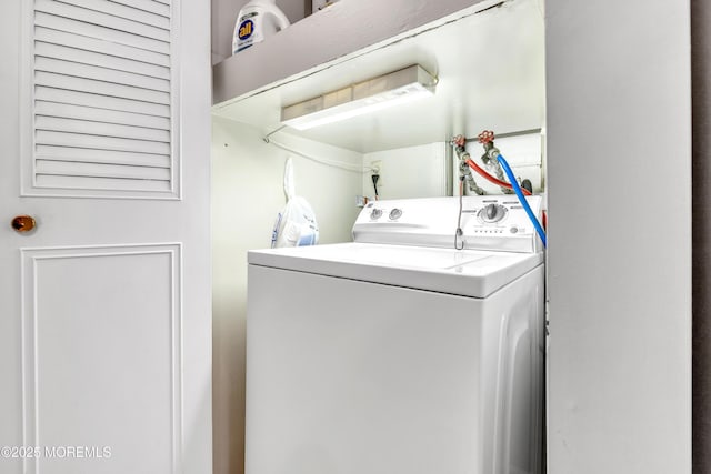 laundry area featuring washer and dryer