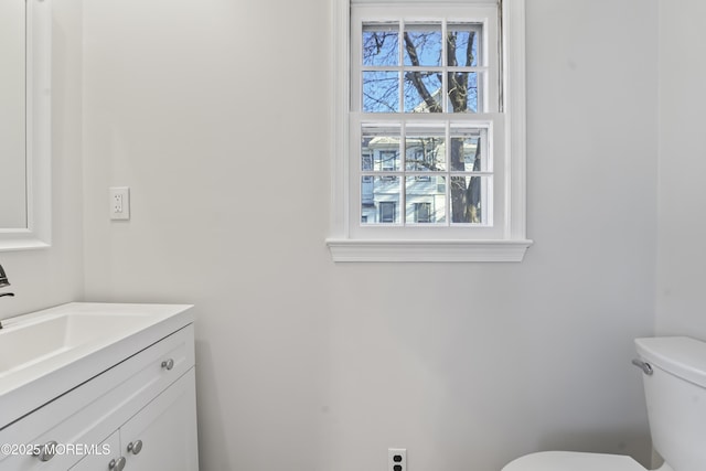 555 Cedar Ave, West Long Branch, NJ 07764 - bathroom with toilet and vanity