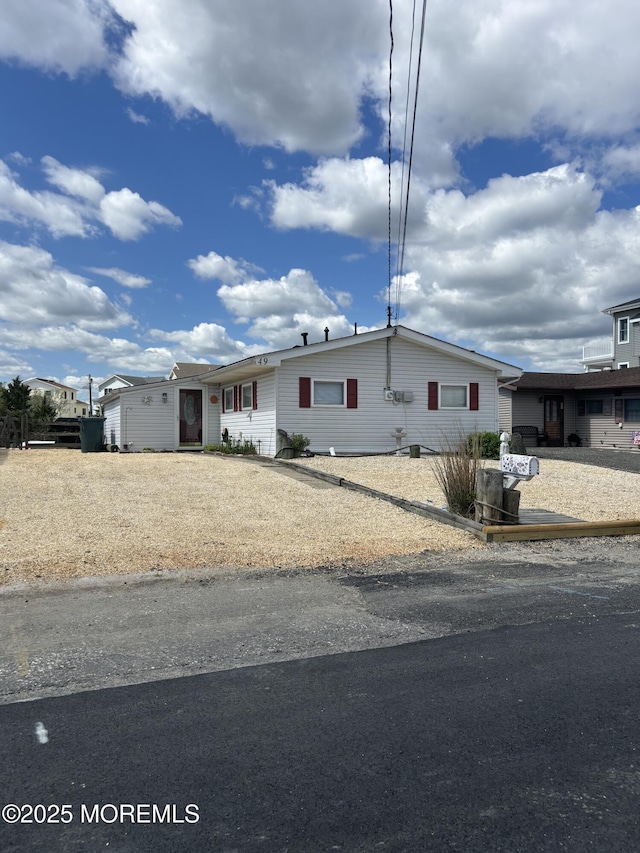 view of manufactured / mobile home