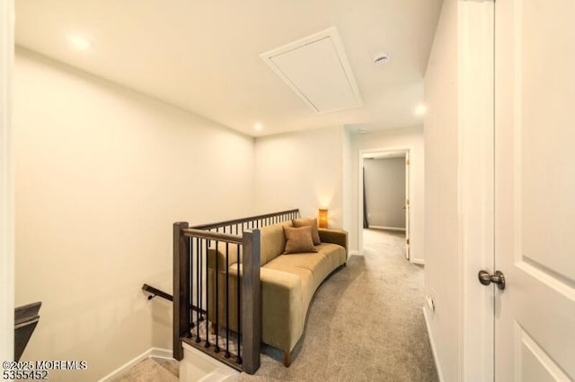 2206 Evans Ln, Middletown, NJ 07748 - carpeted bedroom featuring baseboards and attic access
