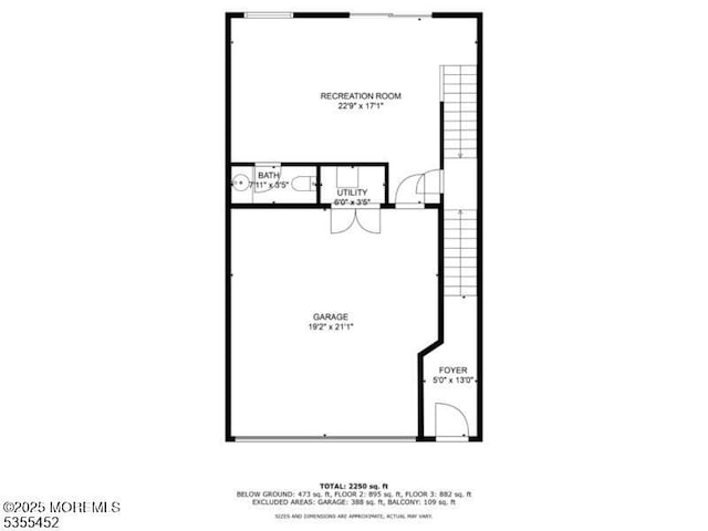 2206 Evans Ln, Middletown, NJ 07748 - plan