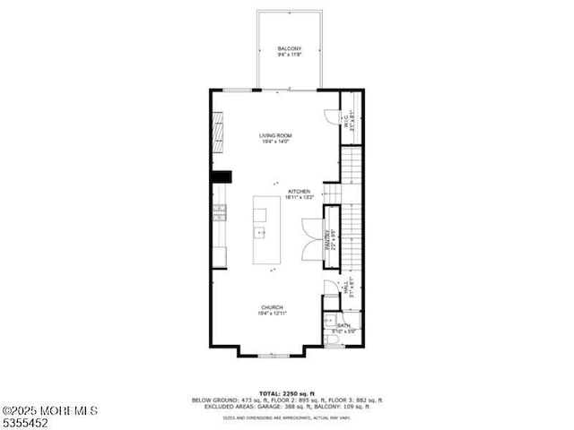 2206 Evans Ln, Middletown, NJ 07748 - plan
