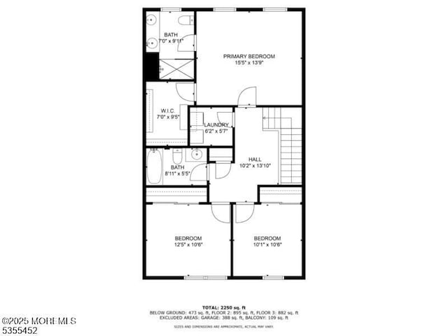 2206 Evans Ln, Middletown, NJ 07748 - floor plan