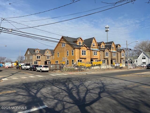 view of front of home with a residential view