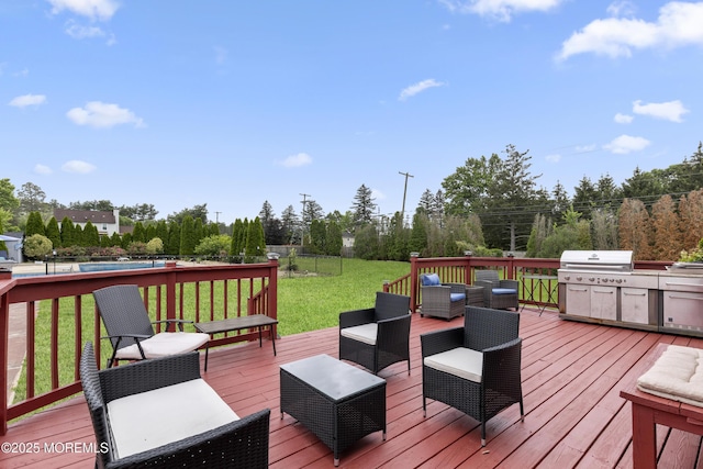 1 Skylark Dr, Jackson, NJ 08527 - deck with a grill and view of scattered trees