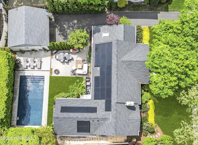 drone / aerial view