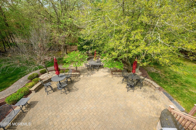 view of patio / terrace with outdoor dining area
