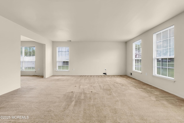 carpeted spare room with healthy amount of natural light