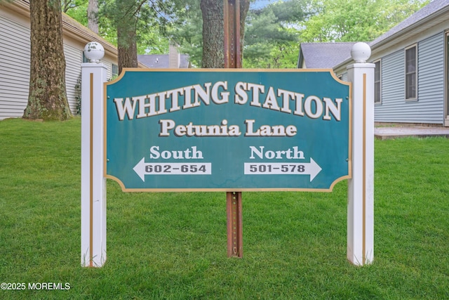 578 Petunia Ln N, Whiting, NJ 08759 - community / neighborhood sign featuring a lawn