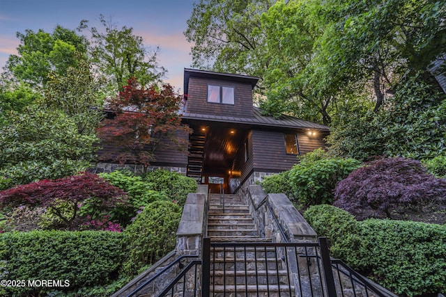 154 Ocean Blvd, Atlantic Highlands, NJ 07716 - view of outdoor structure with stairway