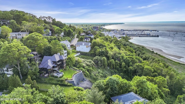154 Ocean Blvd, Atlantic Highlands, NJ 07716 - aerial view of property's location with a large body of water and nearby suburban area