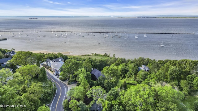 154 Ocean Blvd, Atlantic Highlands, NJ 07716 - aerial overview of property's location with a large body of water