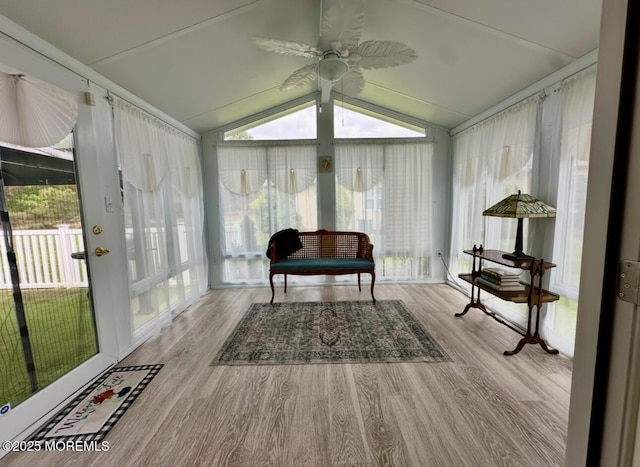 1 Lagos Ct, Toms River, NJ 08757 - sunroom / solarium with vaulted ceiling, wood finished floors, and plenty of natural light